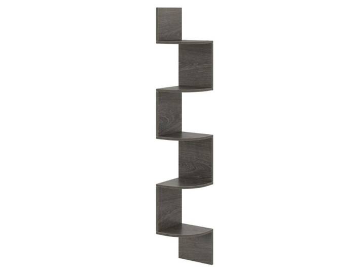 Étagère d'angle à 5 niveaux 20 x 20 x 126 cm design moderne maximiser l'efficacité