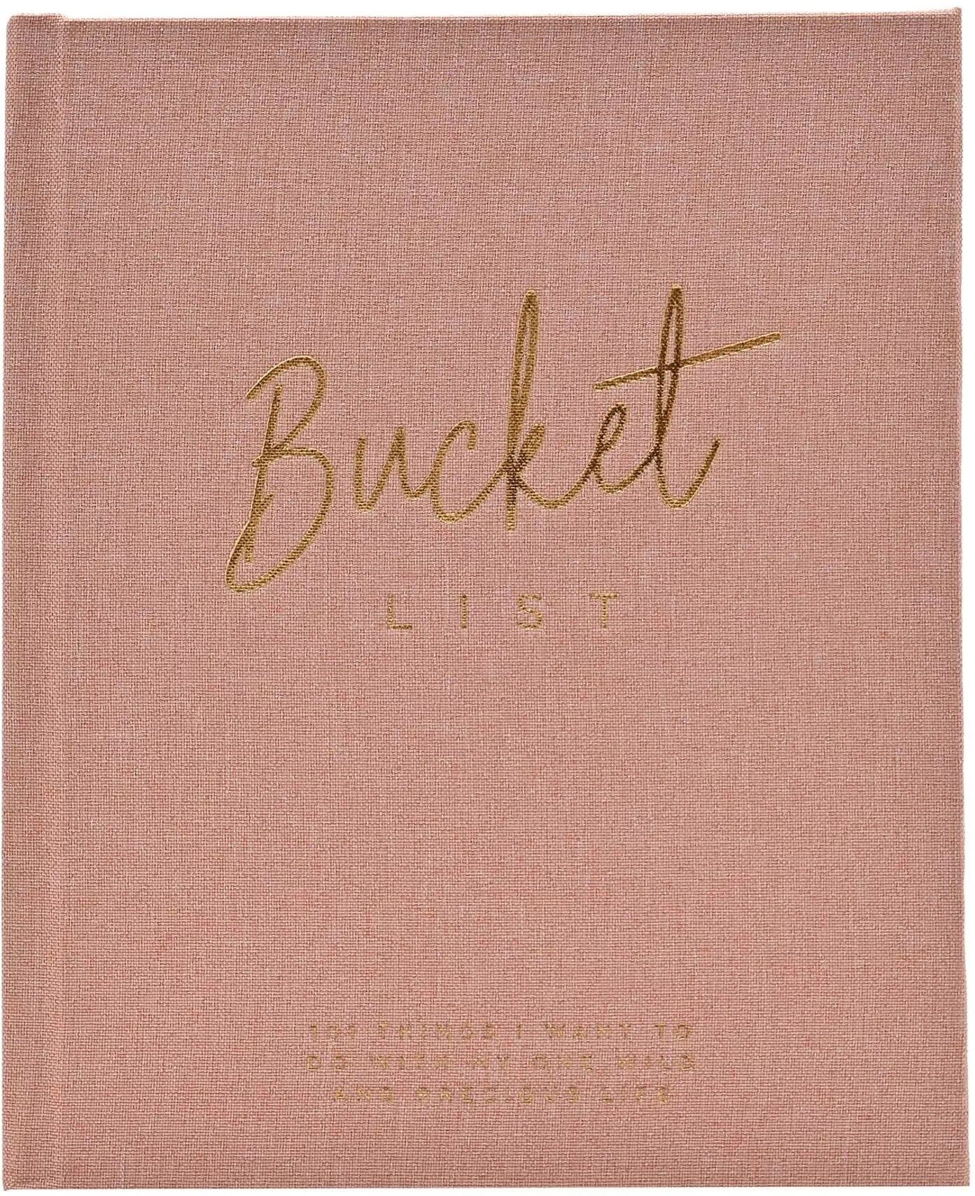 Pink Bucket List Journal