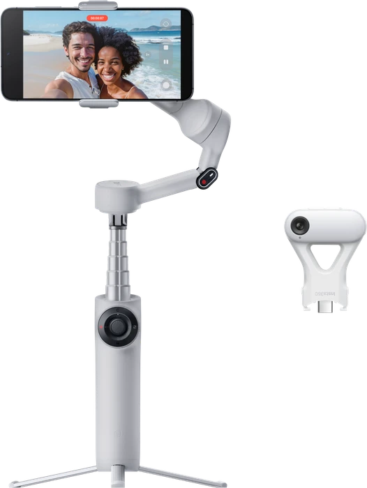 Insta360 Flow 2 AI Tracker Bundle Stone Gray