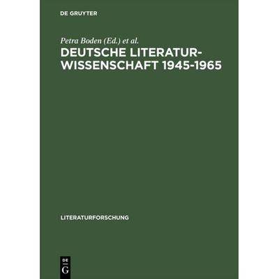 Deutsche Literaturwissenschaft 1945–1965, Gebundene Ausgabe von Mauclair, De Gruyter, 978-3-05-002930-6