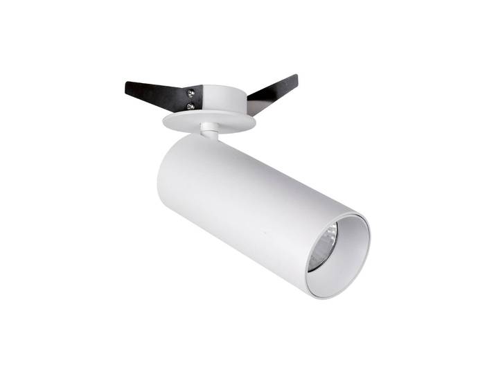 Viokef Einbaudeckenstrahler Reeds aus Stahl, weiß Reeds, dimmbar, weiß / opal, für Wohn- / Esszimmer, Metall, Downlight
