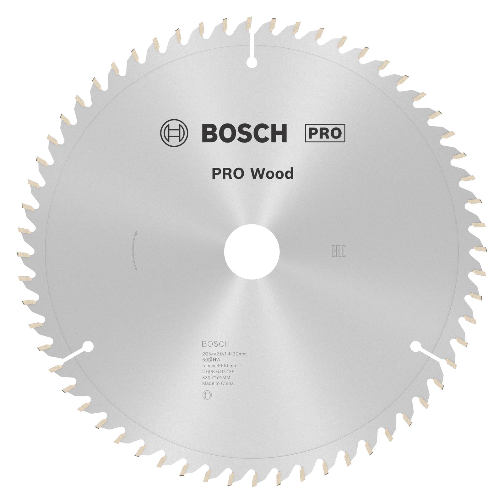 Bosch Professional Zubehör Pro Wood Kreissägeblatt (2608640436)