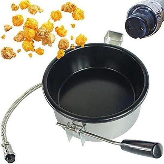 Popcorn Maker Pot - Ersatz-Pane - Familie Snacks machen - Anti-Scorch Design - 8 Unzen Kapazität - Silber