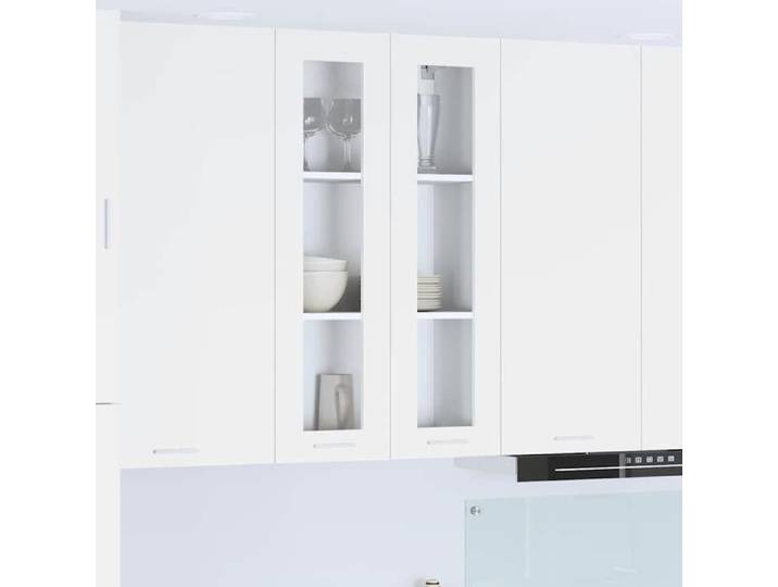 VIDAXL Armoire murale de cuisine - Contemporain Décor Armoire suspendue Blanc 60x31x100 cm Bois d'ingénierie zmx64g