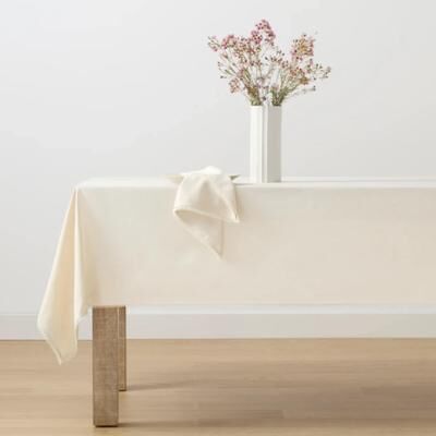 Lenox French Perle Solid Tablecloth