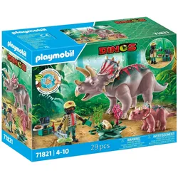 Playmobil Triceratops mit Jungtier