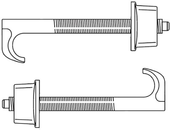 LAUFEN Living Befestigung H8949610000001 SaphirKeramik, VAL, INO, KARTELL, PRO, PALOMBA, für Waschtisch-Schale