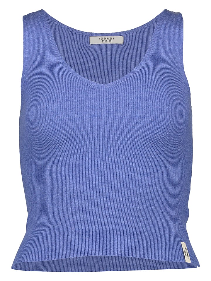 Copenhagen Studios Top in Blau - 40