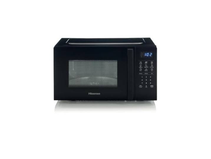 Hisense, H20MOBSD1HG MWO+Grill 20L Türöffnung links LED Display mit Tasten 9 Funktionen max. Leistung 700W Quarzgrill