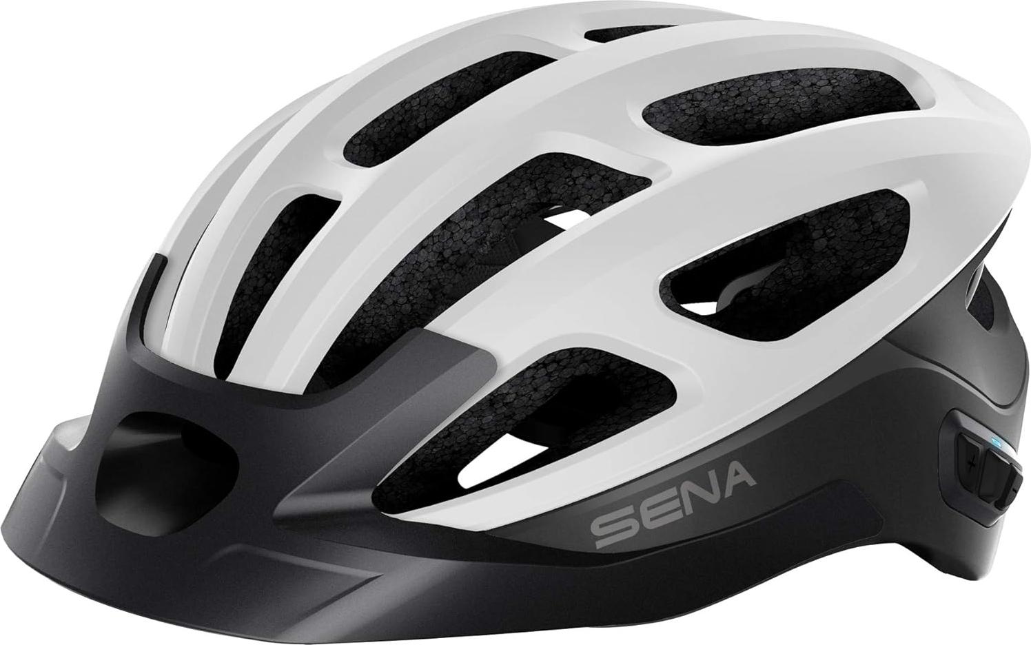 Sena R1 Evo Fahrradhelm mit Mesh-Intercom und Rücklicht, Größe S