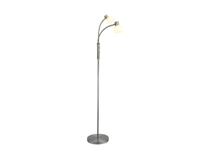 Double LED Design Stehlampe Hudson Stahl Halo Design