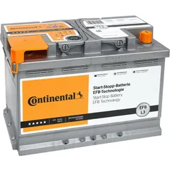 Autobatterie CONTINENTAL L3 12V 70Ah 760A B13 EFB Batterie 2800012039280