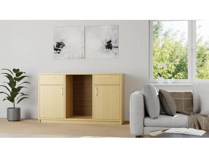 Sideboard aus Massivholz nach Maß Esche Natur geölt