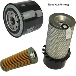 Filterset ISEKI TX1300 Mitsubishi Motor neue Ausführung