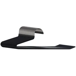 Relaxdays Hosenbügel, 20er Set, rutschfeste Kleiderbügel, platzsparend, HBT: 17,5 x 35 x 0,5 cm, Anzugbügel, schwarz