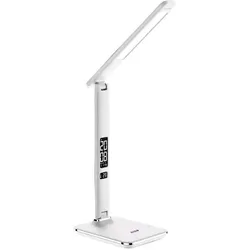 Avide LED Tischleuchte Büro Lederkalender Weiß 6W