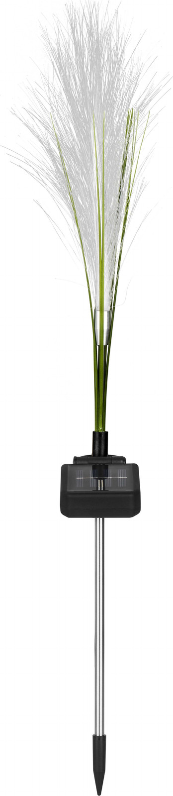 Northpoint LED zonne-energie tuinpalen met zeegrasdesign voor buiten