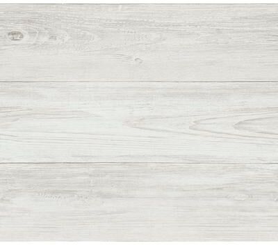 Brewster Ferox Eggshell Wood Planks Wallpaper - 20.5in x 396in x 0.025in