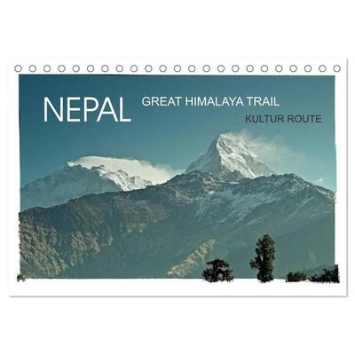 NEPAL GREAT HIMALAYA TRAIL - KULTUR ROUTE (Tischkalender 2027 DIN A5 quer), CALVENDO Monatskalender