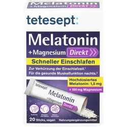 Tetesept Melatonin + Magnesium Direkt Sticks 20 ST