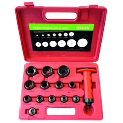 ECOLAN® Stanzmesser-Set Ø 15 - 95 mm, 13- teilig
