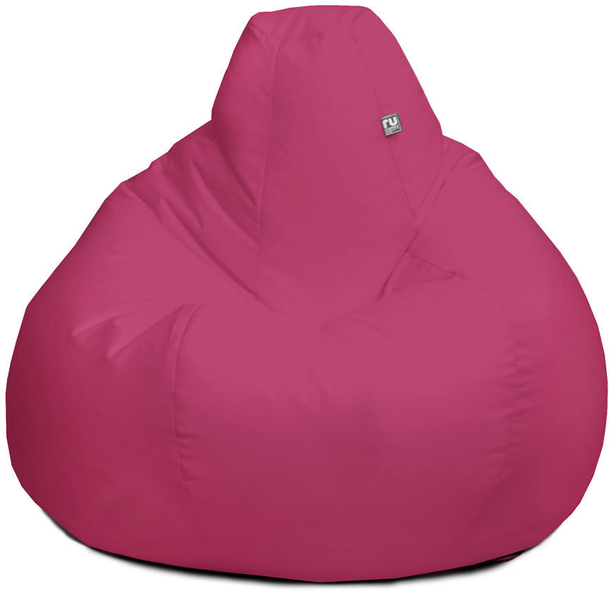 Isabelle & Max rucomfy Beanbags Extra Large Classic Outdoor Adult Bean Bag Chair. Home or Garden Gaming Seat Patio Furniture. Arrives Filled. Water & UV Resistant. M Cerise Pink Large