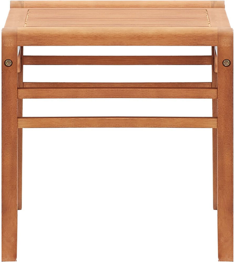 Dakota Fields Yezr Solid Wood Eucalyptus Outdoor Bench Brown 455cm H X 44cm W X 65cm D
