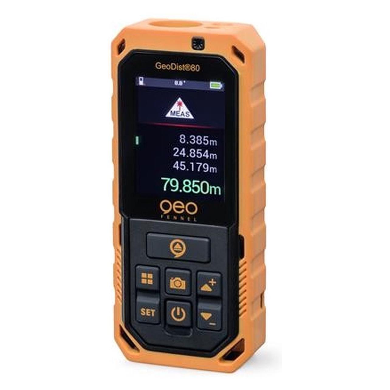 Geo-Fennel Laser-Entfernungsmesser mit Zielsucherkamera und Bluetooth GeoDist80 (80 m, Laserentfernungsmesser) (300180)