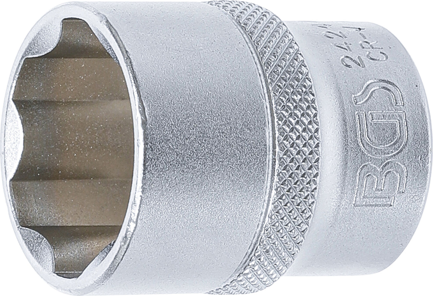 BGS Steckschlüssel-Einsatz Super Lock Antrieb Innenvierkant 12,5 mm SW 24 mm ; BGS technic (2424)