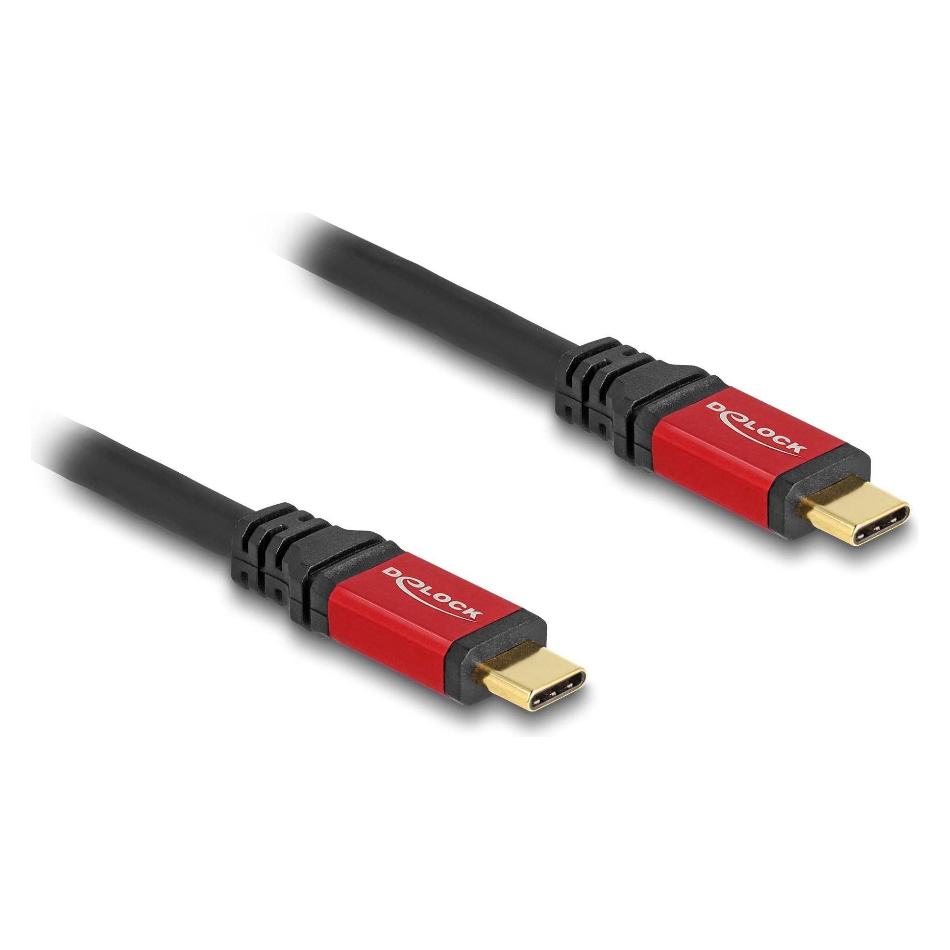 Delock USB C - USB C (0.50 m, USB 4, 100 W) (80651)