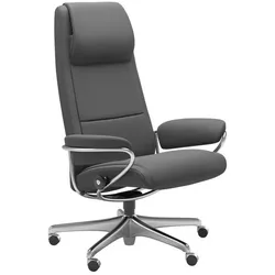 Stressless Bürostuhl Paris Office High Back Leder Grau Batick Grey