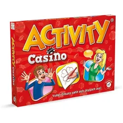 Piatnik Activity Casino Spiel ab 12 Jahre Partyspiel für Gruppen mit Jetons