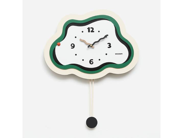 Horloge murale nuage en coton, minimaliste et créative, décoration de la maison, nouveauté