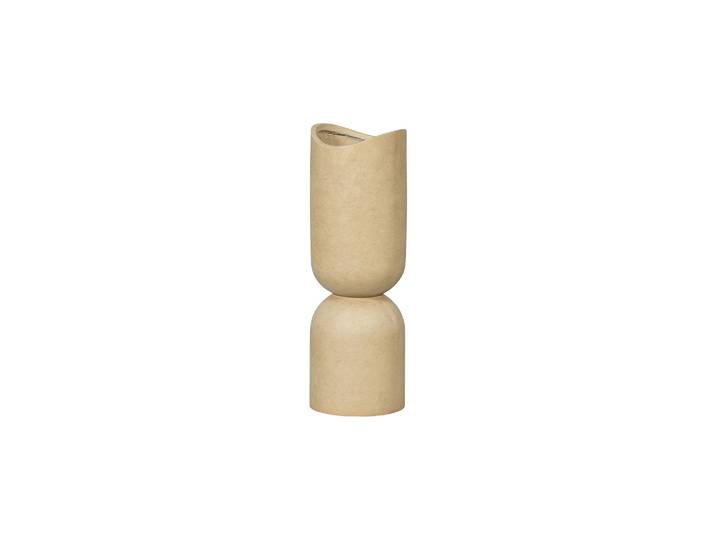 Vase/cache-pot 75xØ25 cm fiberclay beige Mosi