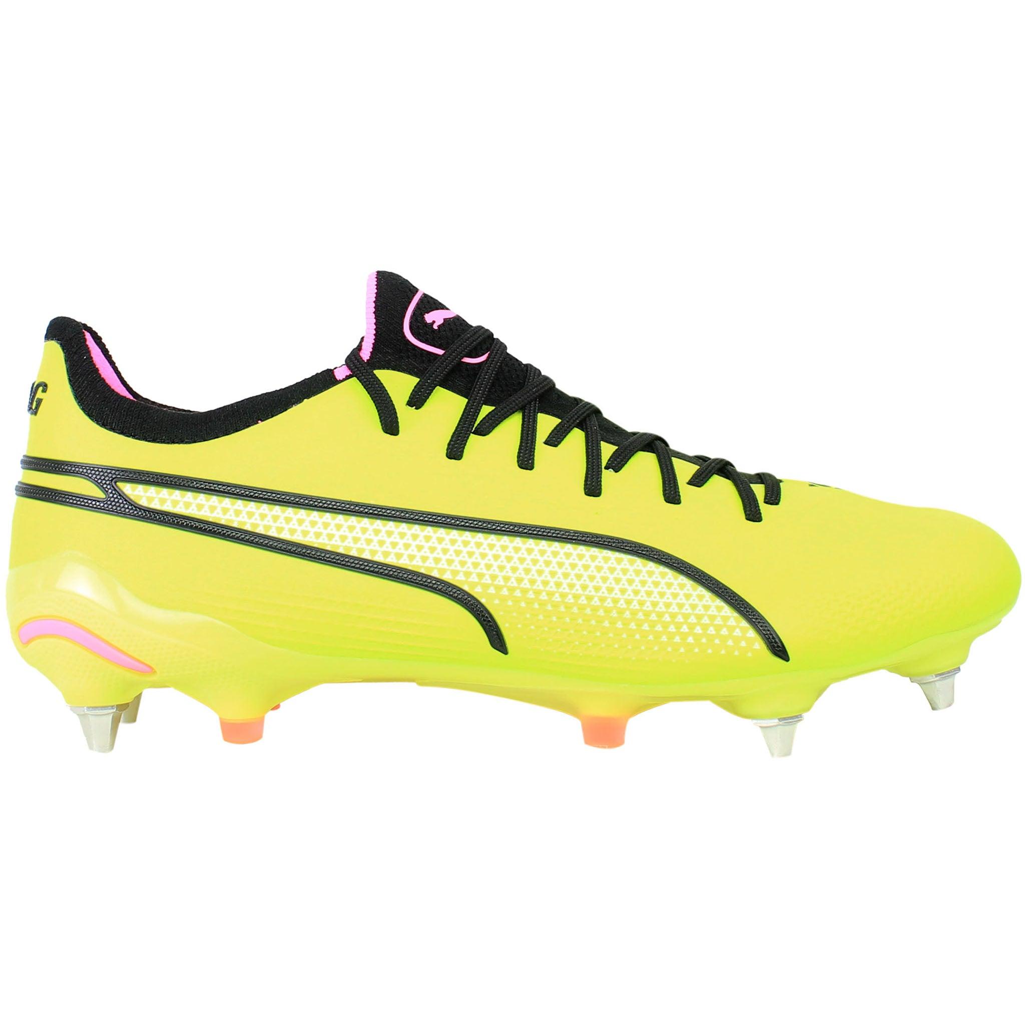 Puma King Ultimate MxSG Herren Gelbe Fußballschuhe