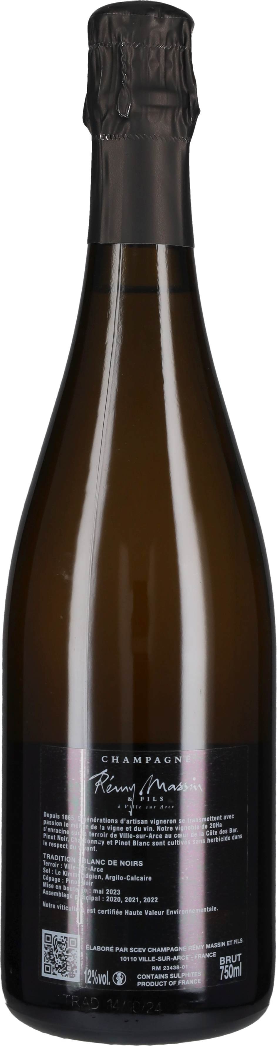 Champagne Brut Blanc de Noirs 'Tradition' Remy Massin