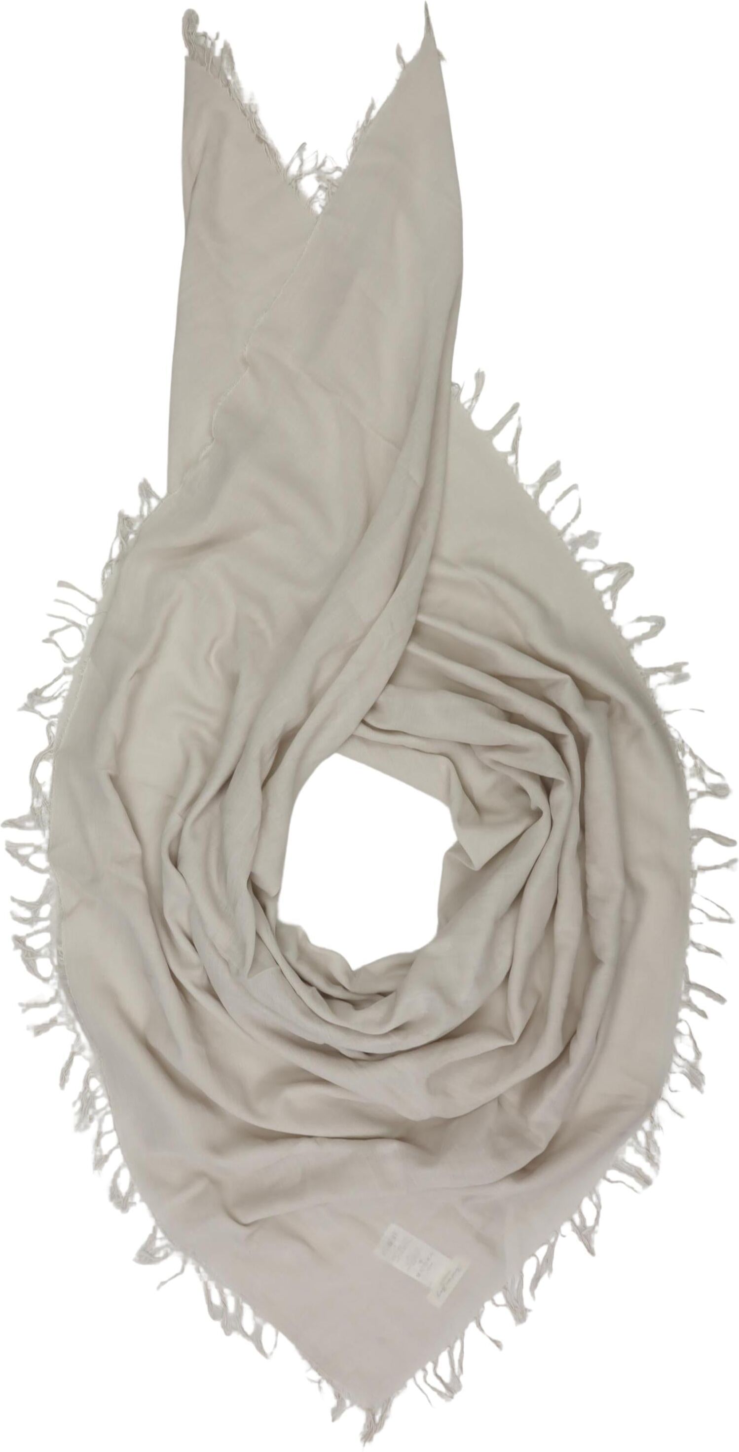 Christian Berg Damen Schal oder Tuch, Beige, Baumwolle - Second Hand