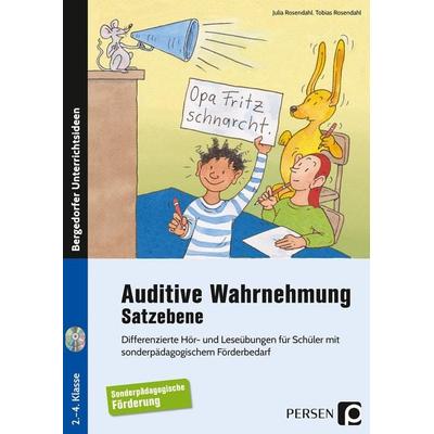 Auditive Wahrnehmung - Satzebene, Set von Julia Rosendahl,Tobias Rosendahl, Persen Verlag in der AAP Lehrerwelt GmbH, 978-3-403-20321-6