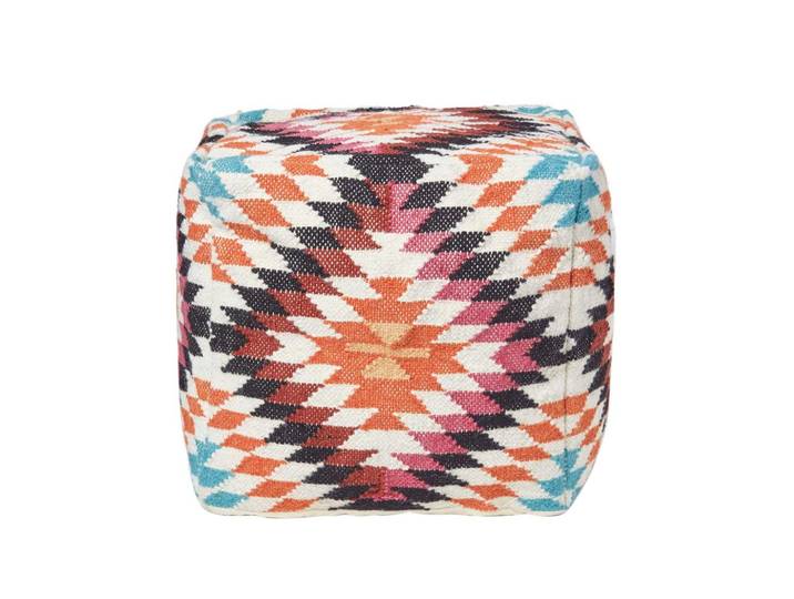 KELIM-POUF Manila mit Ethno-Muster, 43/43/43 cm
