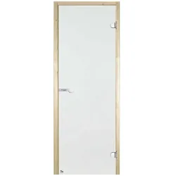 Saunatür Harvia Frame - Pinie / Glas Klar / 70 x 190