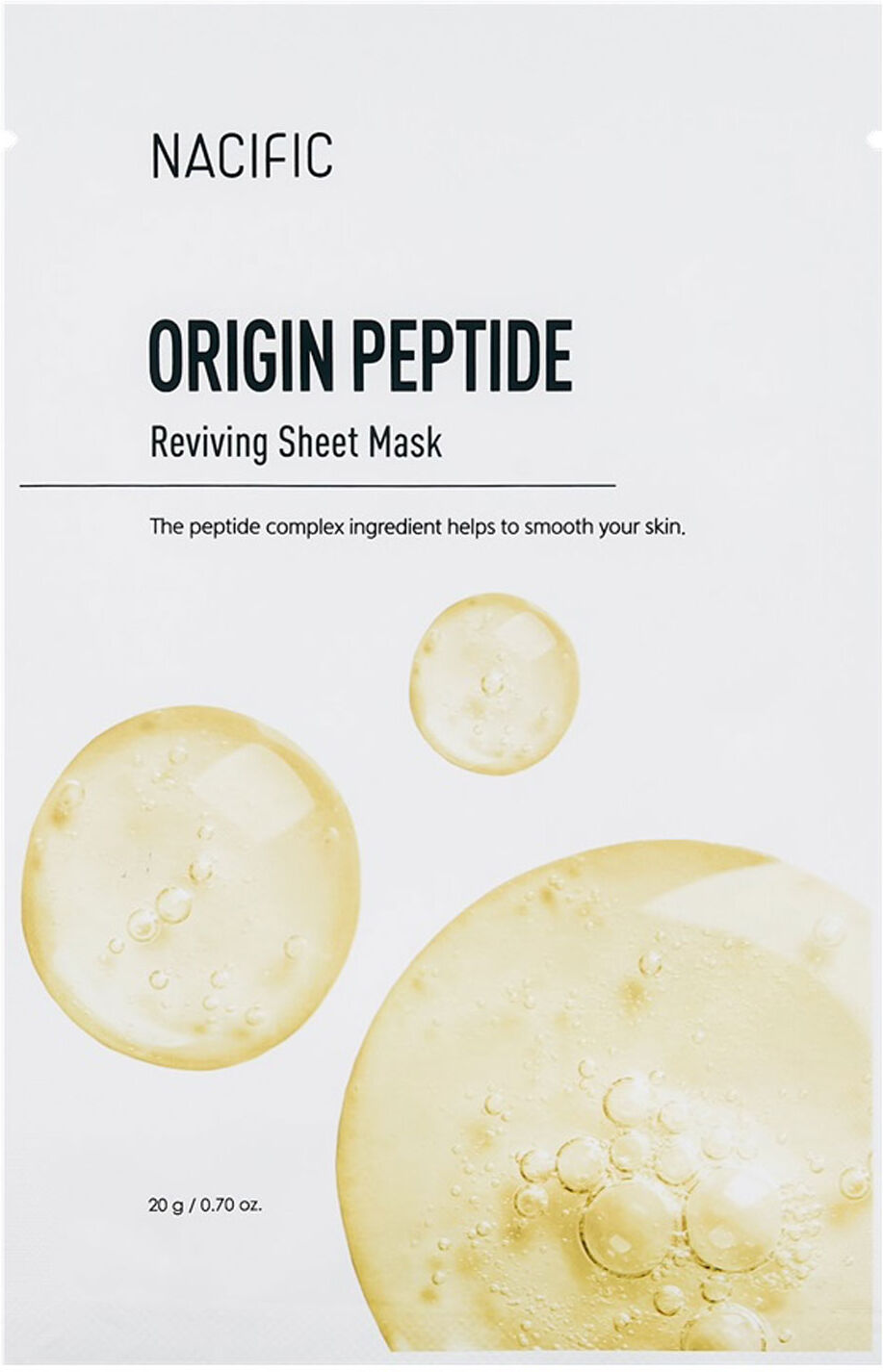 NACIFIC Origin Peptide Reviving Sheet Mask 20g