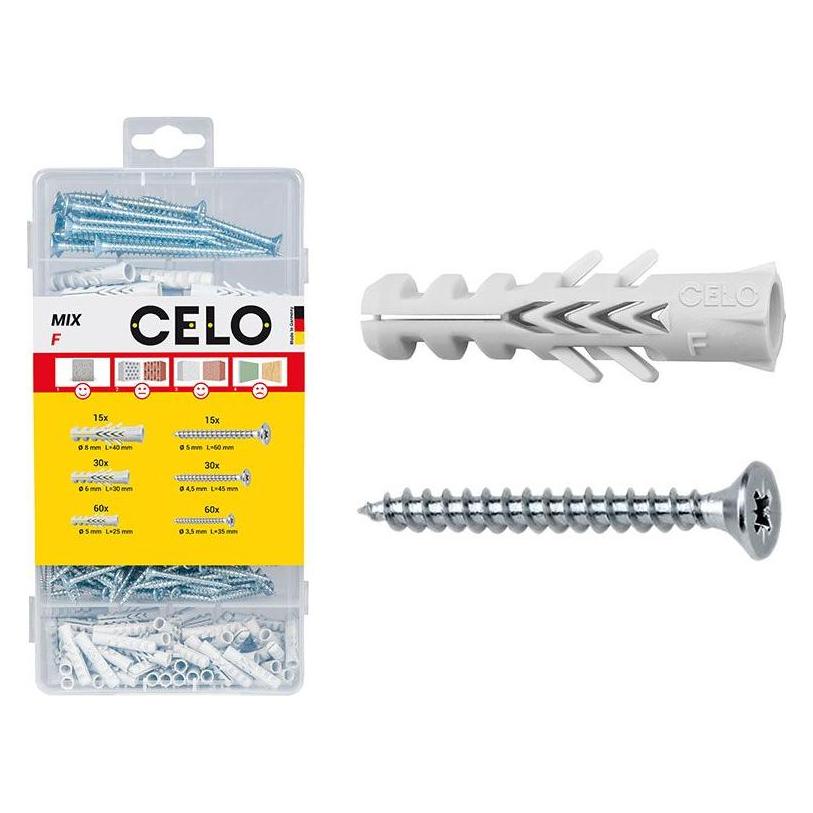 Celo Sortimentsbox F mit Schraube (5 Stk.) (37397618)
