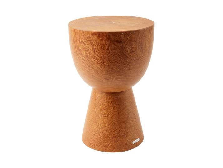 Massiver, handgefertigter Hocker & Beistelltisch „Tip Top“ Natural Pols Potten