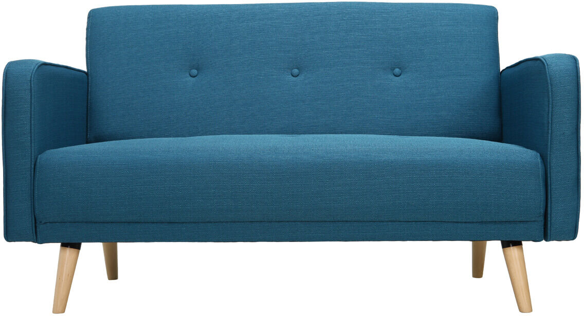 Miliboo Sofa skandinavisch 2 Plätze Blau ULLA