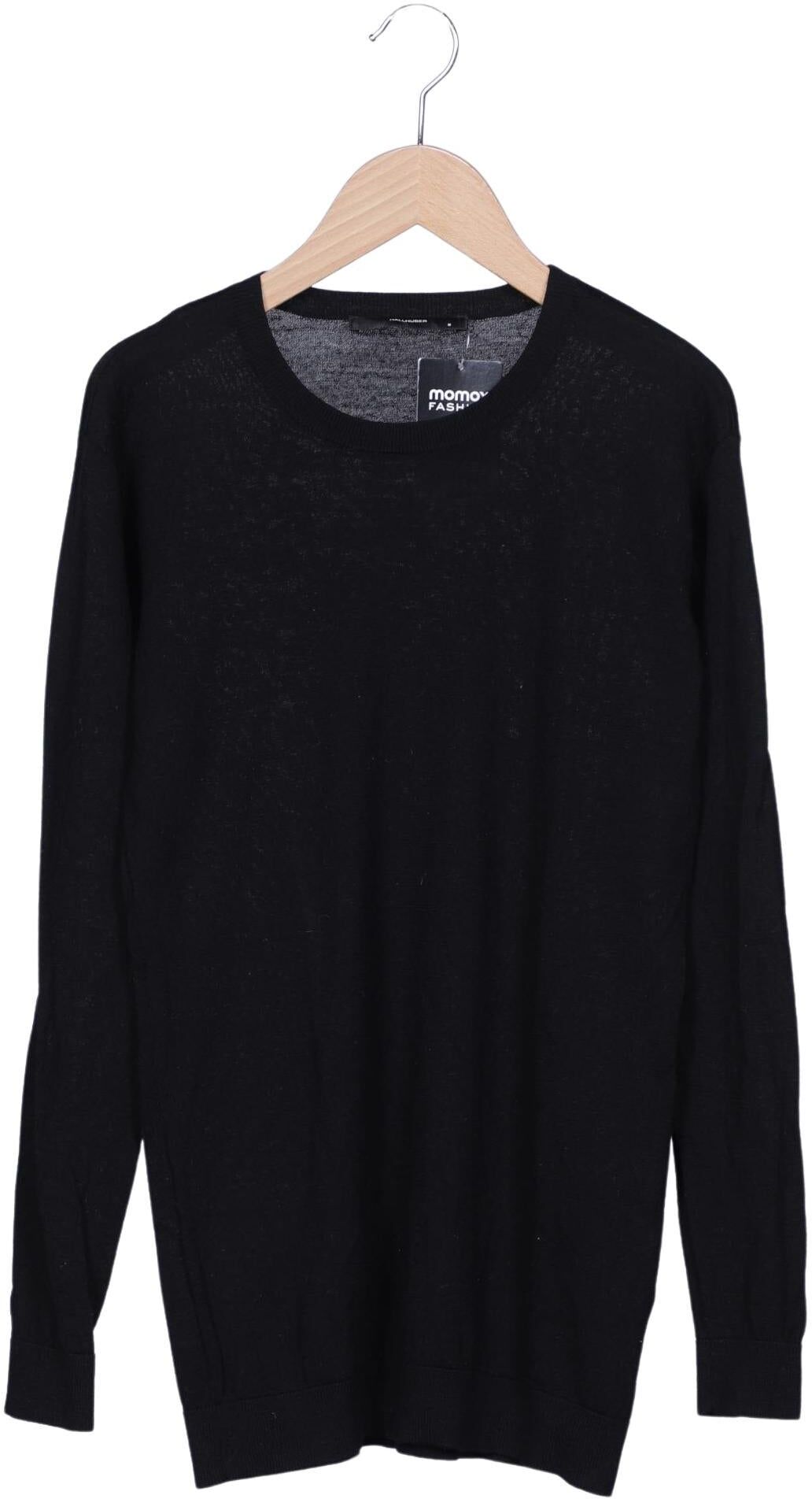 Hallhuber Damen Pullover, Schwarz, Gr. S, Wolle - Second Hand