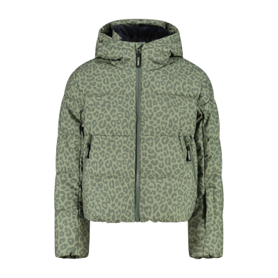 Skijacke CMP "KID G JACKET FIX HOOD", Mädchen, Gr. 176, grün, Obermaterial: 100% Polyester. Futter: 100% Polyester. Wattierung: 100% Polyester, Jacken Skijacke, Winddicht, Wasserdicht, Funktions-Twill mit hoher Abriebfestigkeit