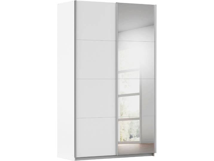 Kleiderschrank OTTO HOME Mehrzweckschrank Schwebetürenschrank Mietswohnung Schlafzimmer CORTONA , weiß (alpinweiß), B:136cm H:229cm T:62cm, Holzwerkstoff, Schränke, Kleiderschrank, in 3 Ausstattungen BASIC/CLASSIC/PREMIUM (SOFT-CLOSE) MADE IN GERMANY, Topseller