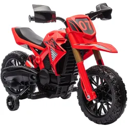 KINDER Elektro-Motorrad 6V Kindermotorrad 3 km/h 3-8 Jahre Kinder Rot