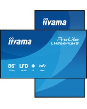 iiyama 86"W LCD 4K UHD IPS Black (LH8664UHS-B3AG)