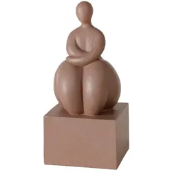 BOLTZE Deko-Figur Jolante 22 cm Stein, Marmor, Granit Braun